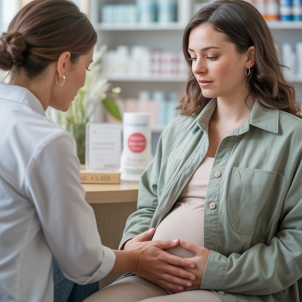 entretien-femme-enceinte-pharmaceutique-pharmacie-du-coat-kaer-quimperle
